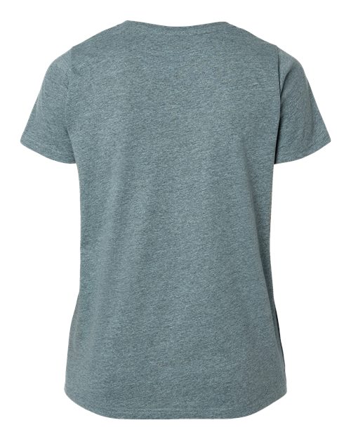 Women's Curvy Collection Fine Jersey Tee - Ice Blackout Back