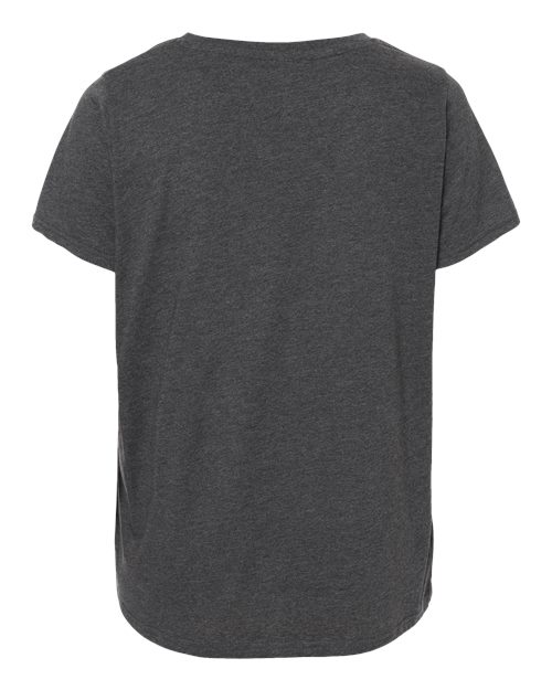 Women's Curvy Collection Fine Jersey Tee - Vintage Smoke Back