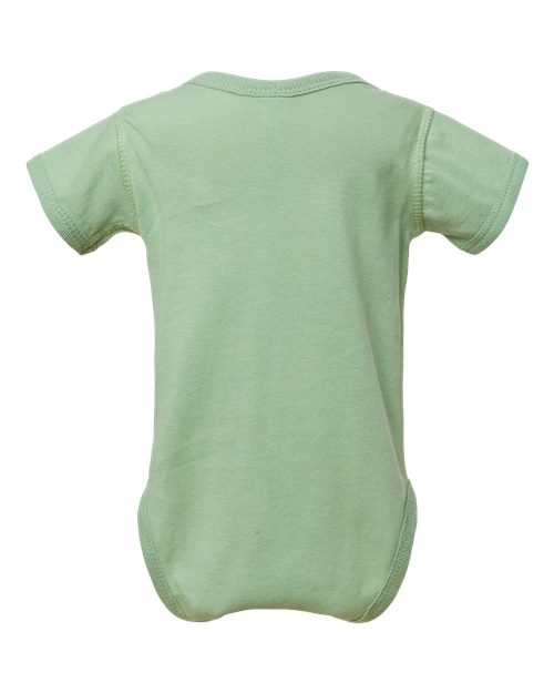 Infant Fine Jersey Bodysuit - Sage Back