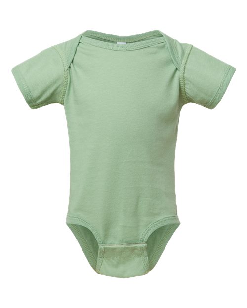 Infant Fine Jersey Bodysuit - Sage Front