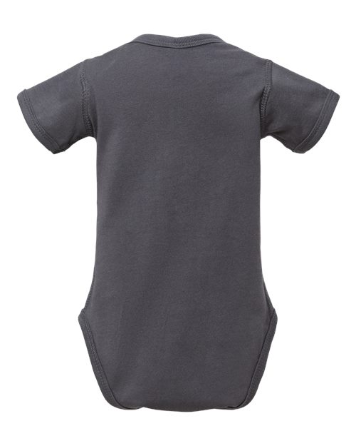 Infant Fine Jersey Bodysuit - Slate Back
