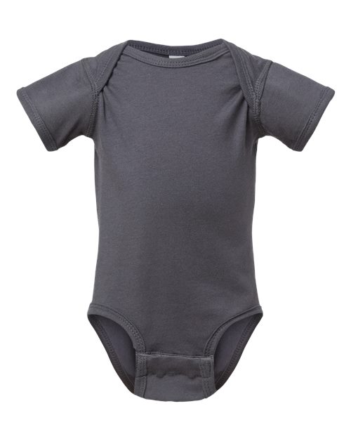 Infant Fine Jersey Bodysuit - Slate Front