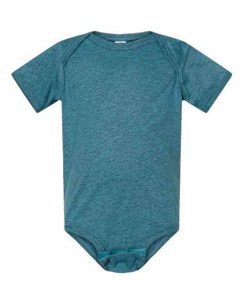 Infant Fine Jersey Bodysuit - Surf Blackout Front