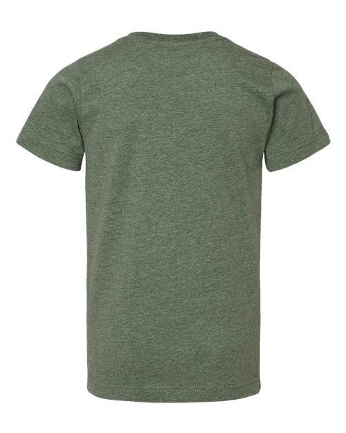 Youth Fine Jersey Tee - Bamboo Blackout Back