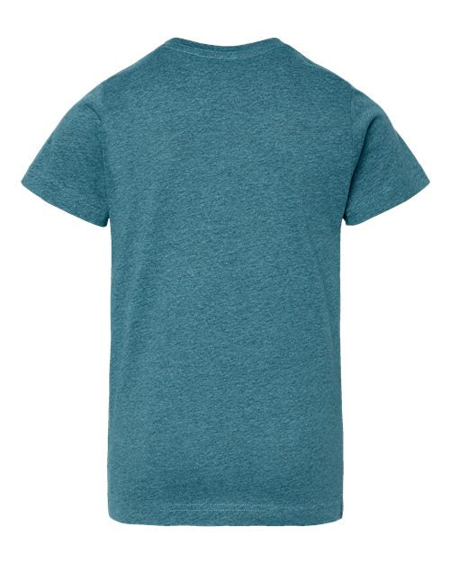 Youth Fine Jersey Tee - Surf Blackout Back
