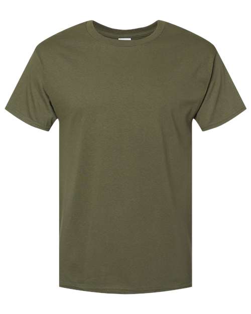 Unisex Essential-T T-Shirt - Fatigue Green Front