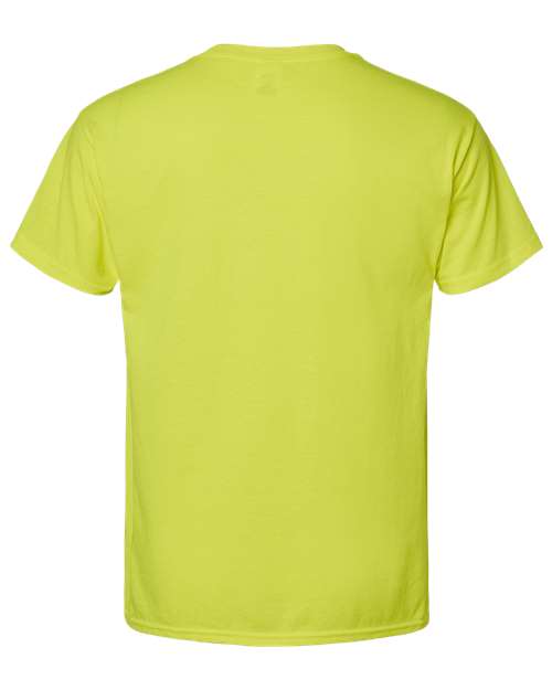 Unisex Essential-T T-Shirt - Safety Green Back
