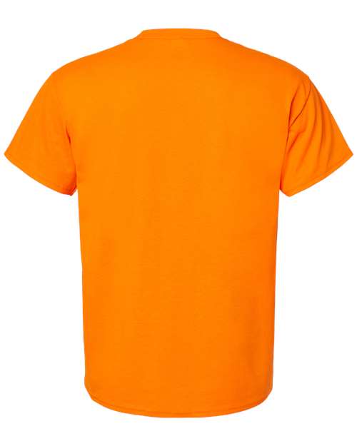 Unisex Essential-T T-Shirt - Safety Orange Back