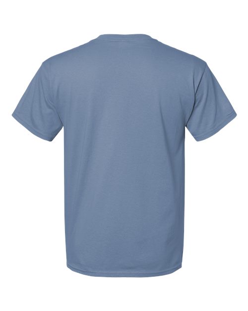 Unisex Essential-T T-Shirt - Stonewashed Blue Back