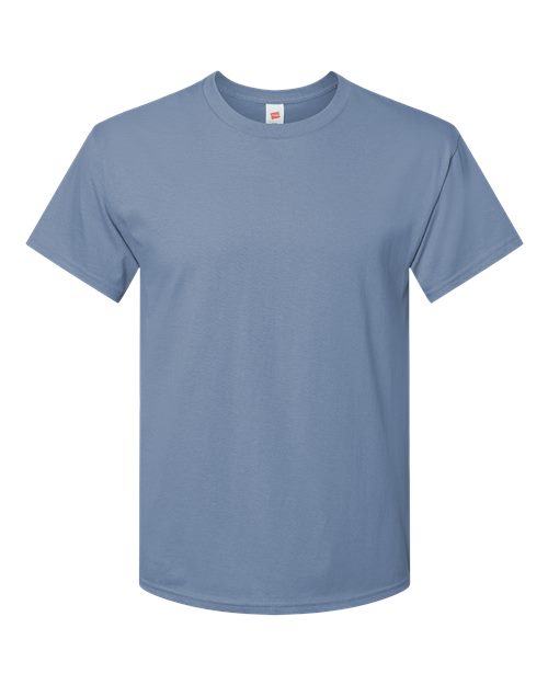 Unisex Essential-T T-Shirt - Stonewashed Blue Front