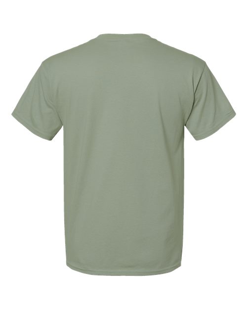 Unisex Essential-T T-Shirt - Stonewashed Green Back