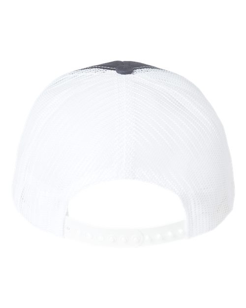 USA-Made Trucker Cap - Charcoal/ White Back