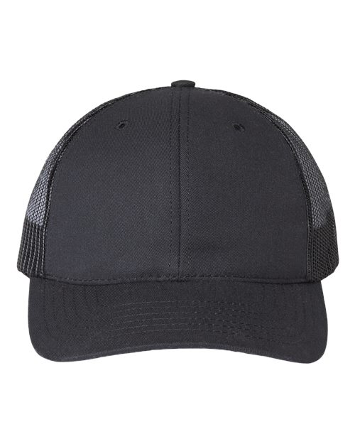 USA-Made Trucker Cap - Black Front