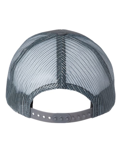 USA-Made Trucker Cap - Charcoal Back