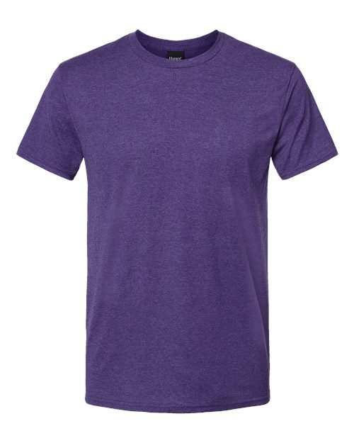 Hanes Unisex Perfect-T T-Shirt - Grape Smash Heather Front