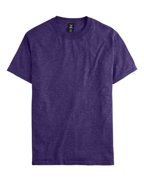 Hanes Unisex Beefy-T® T-Shirt - Grape Smash Heather Front
