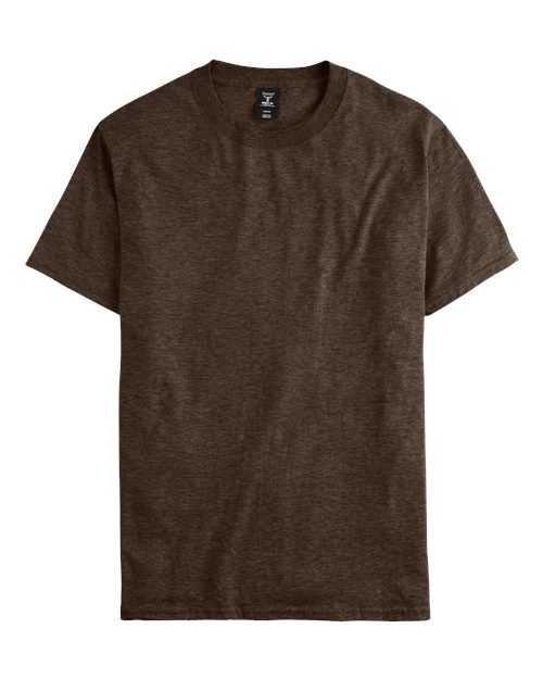 Unisex Beefy-T® T-Shirt - Heather Brown Front