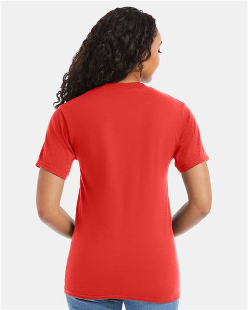 Unisex Beefy-T® T-Shirt - Poppy Red Back