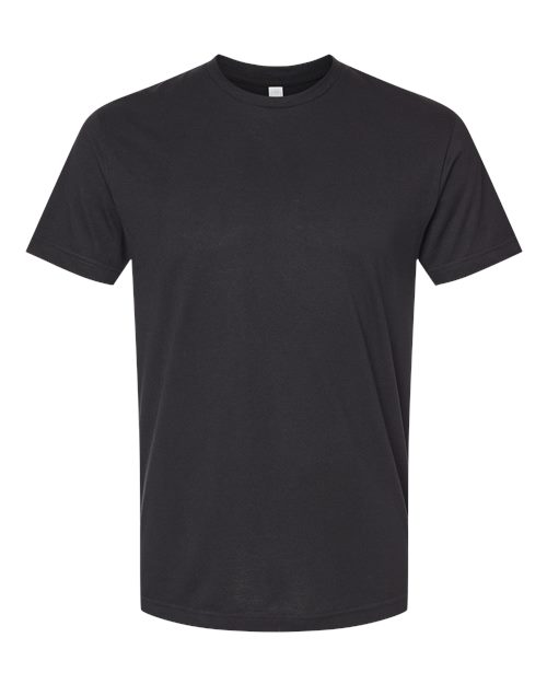 Unisex Fine Jersey Tee - Blended Black Front
