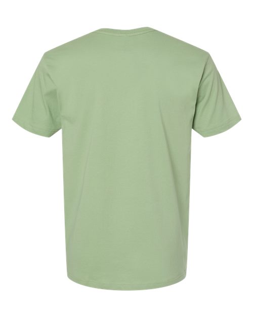Unisex Fine Jersey Tee - Sage Back