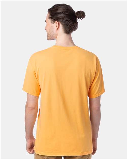 Men's Garment-Dyed T-Shirt - Butterscotch Back