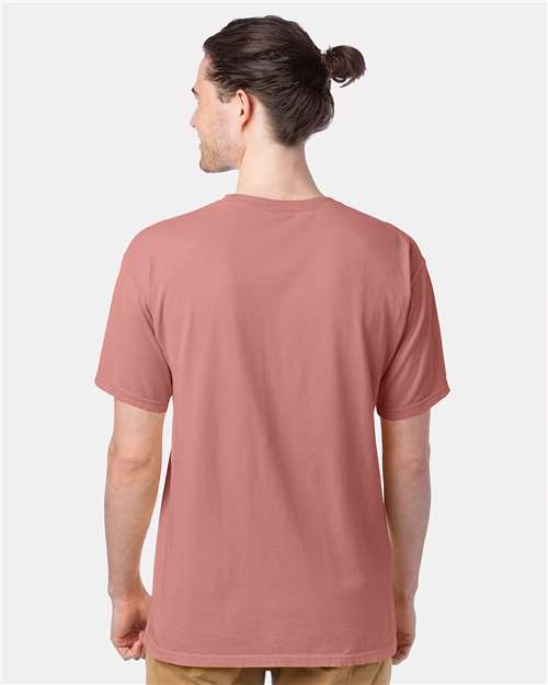 Men's Garment-Dyed T-Shirt - Mauve Back