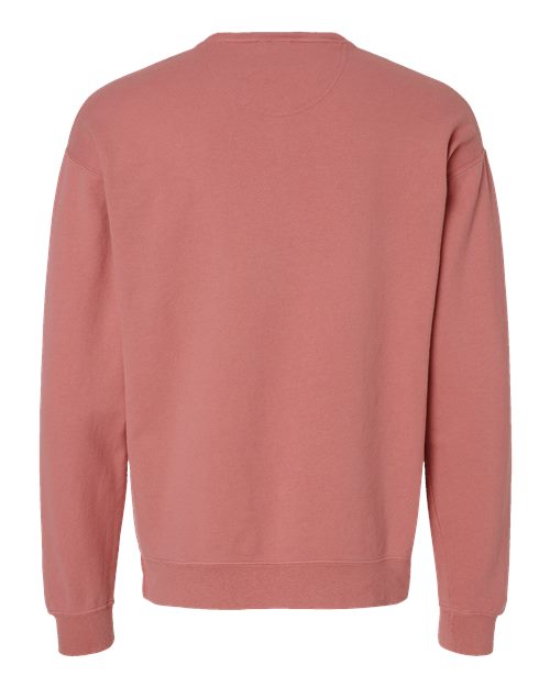 Unisex Garment-Dyed Crewneck Sweatshirt - Mauve Back