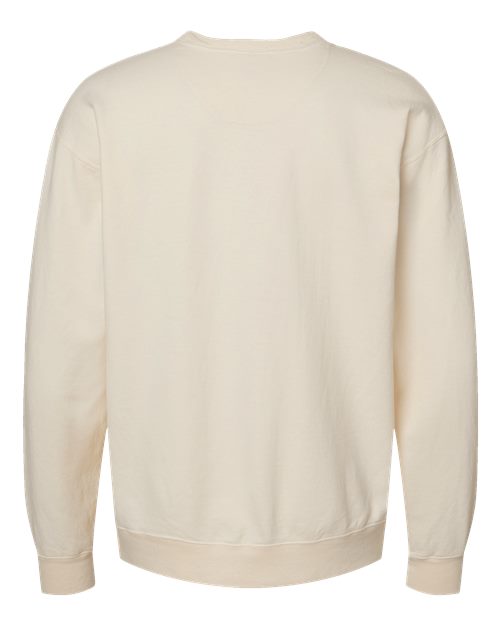 Unisex Garment-Dyed Crewneck Sweatshirt - Parchment Back