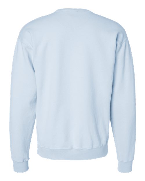Unisex Garment-Dyed Crewneck Sweatshirt - Soothing Blue Back