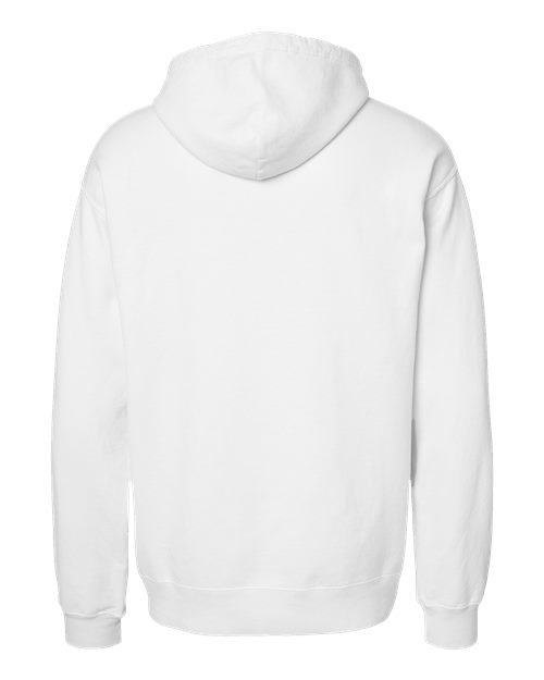 Unisex Garment-Dyed Hooded Sweatshirt - White Back