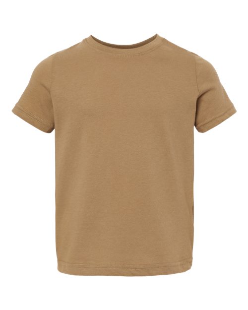 Toddler Fine Jersey Tee - Coyote Brown Front