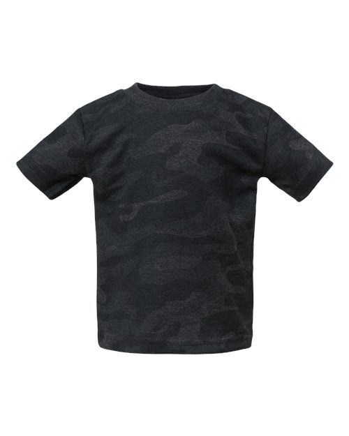 Infant Fine Jersey Tee - Storm Camo Front