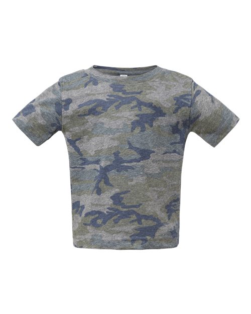 Infant Fine Jersey Tee - Vintage Camo Front