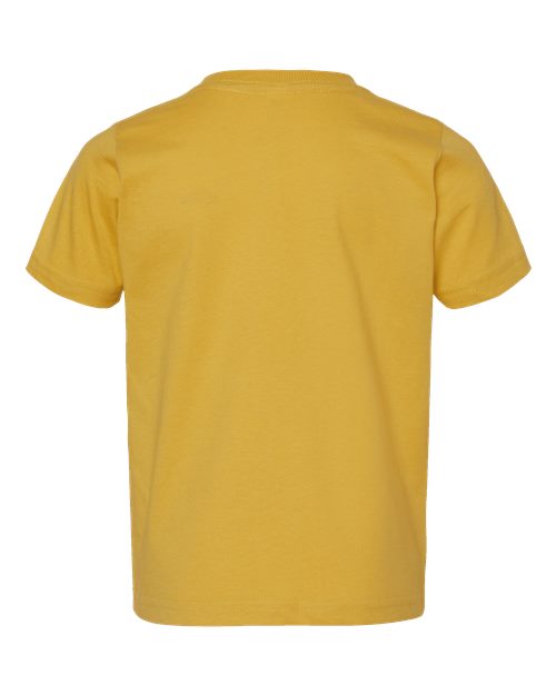 Toddler Fine Jersey Tee - Mustard Back