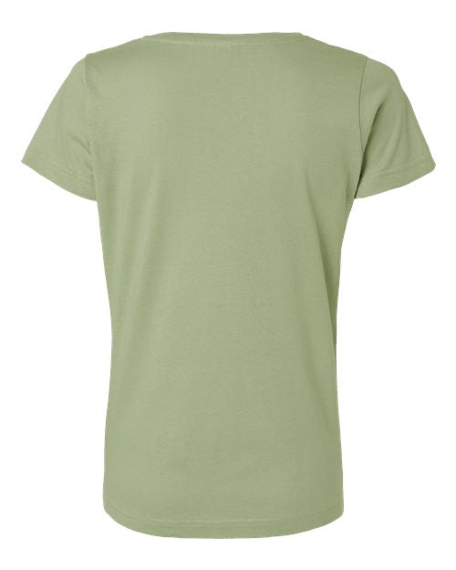 Women's Fine Jersey Tee - Sage Back
