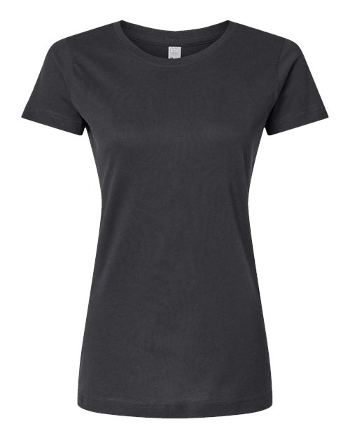 Women's Fine Jersey Tee - Slate Front