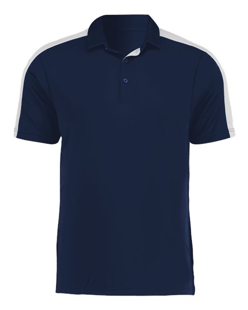 Men's Two-Tone Vital Polo - Navy/ White Front
