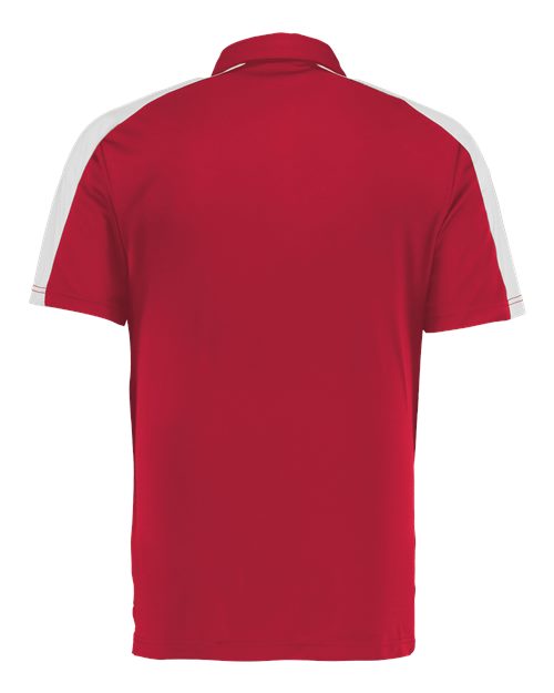Men's Two-Tone Vital Polo - Scarlet/ White Back