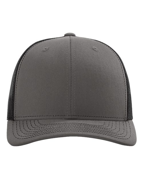 Sustainable Trucker Cap - Charcoal/ Black Front