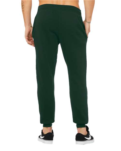 Unisex Sponge Fleece Joggers - Forest Back