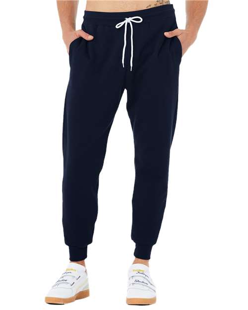 Unisex Sponge Fleece Joggers - Navy Front