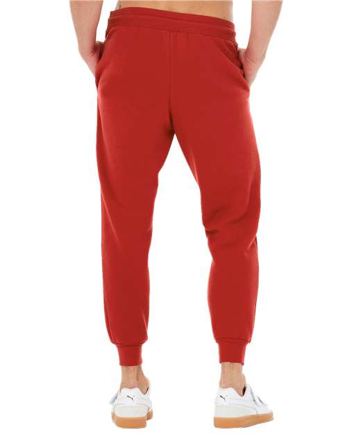 Unisex Sponge Fleece Joggers - Red Back