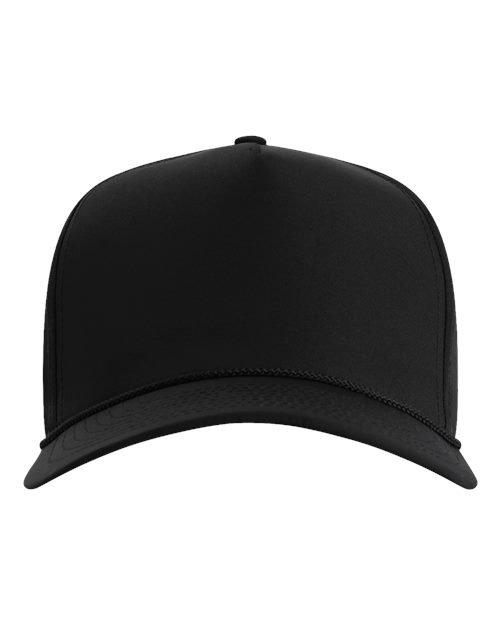 The Wrightson Cap - Black/ Black Front