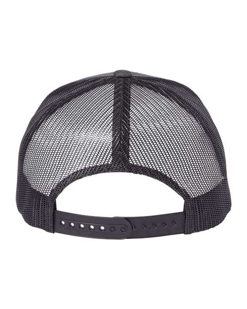 Retro Trucker Cap - Dark Heather Grey Back