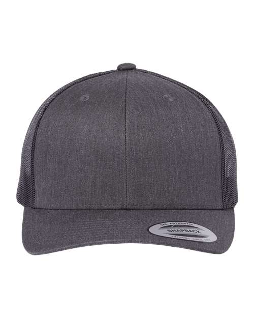 Retro Trucker Cap - Dark Heather Grey Front