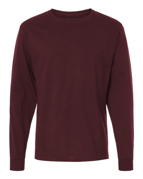 Unisex Long Sleeve T-Shirt - Maroon Front