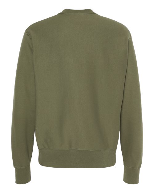 Unisex Reverse Weave® Crewneck Sweatshirt - Fresh Olive Back