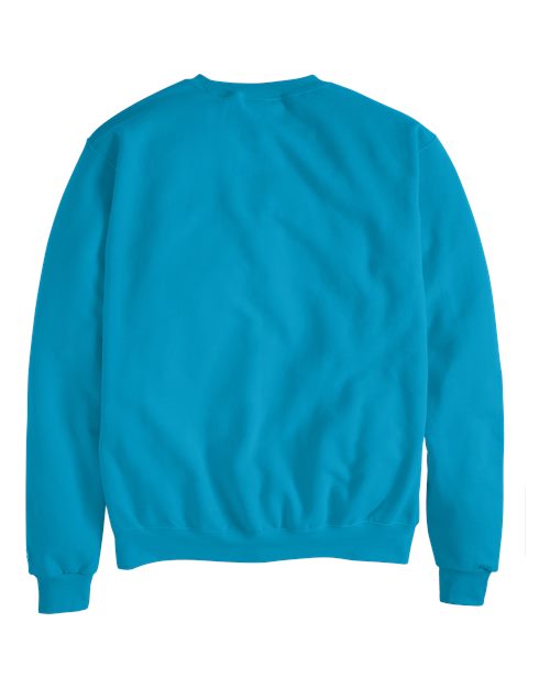 Unisex Powerblend® Crewneck Sweatshirt - Tempo Teal Back