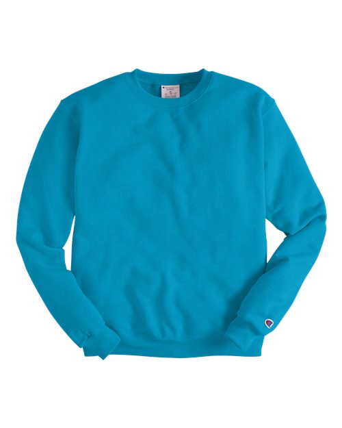 Unisex Powerblend® Crewneck Sweatshirt - Tempo Teal Front