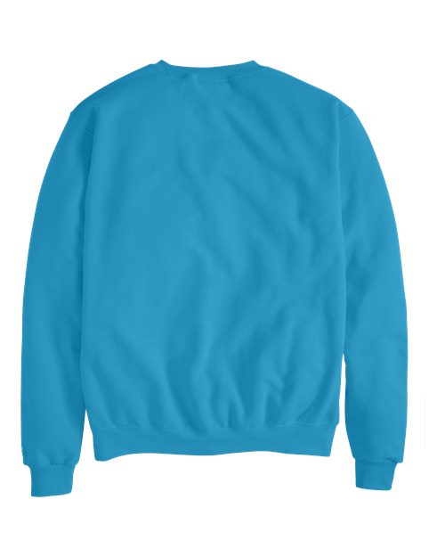 Unisex Powerblend® Crewneck Sweatshirt - Blue Lagoon Back
